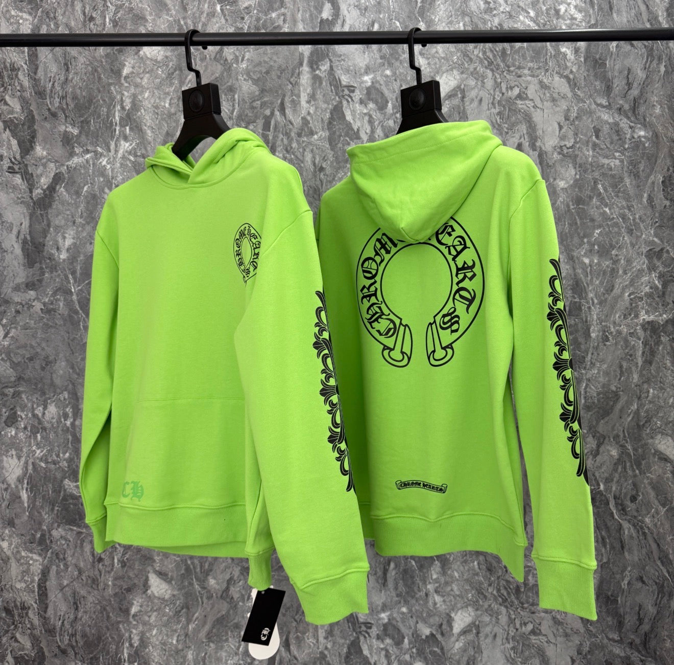 Chrome Hearts Corner Hoodie Green