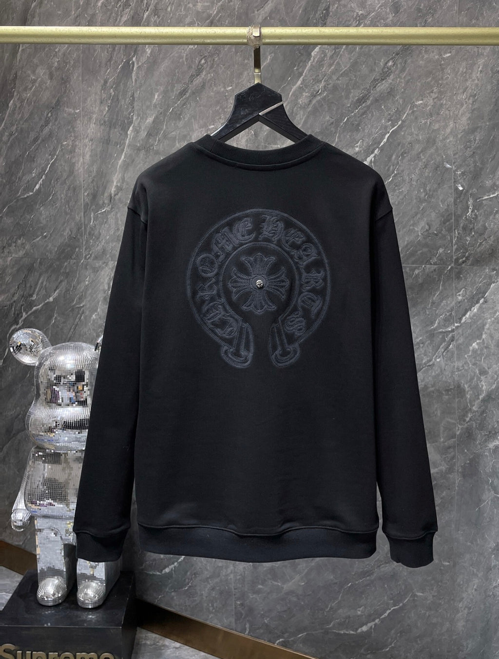 Chrome Hearts Pendant Long Sleeve Shirt Black