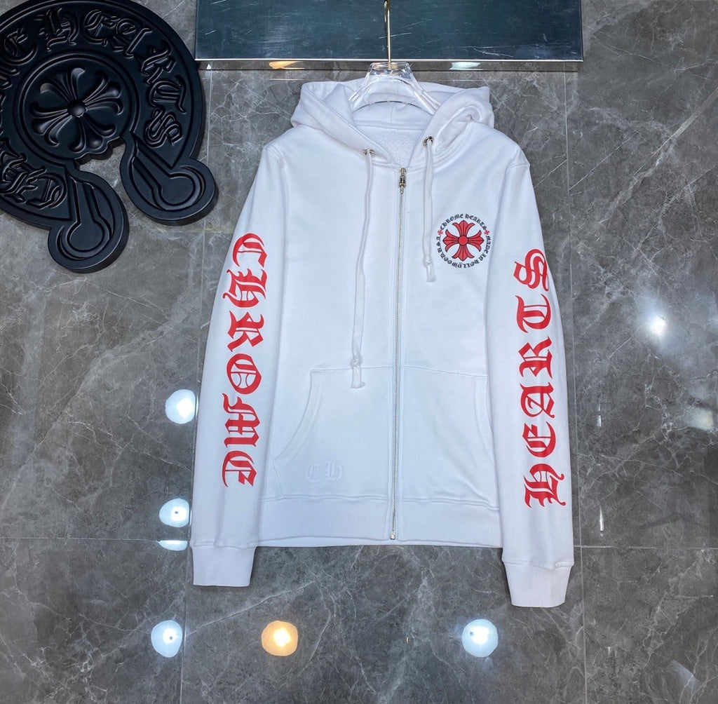 Chrome Hearts Corner Hoodie Red