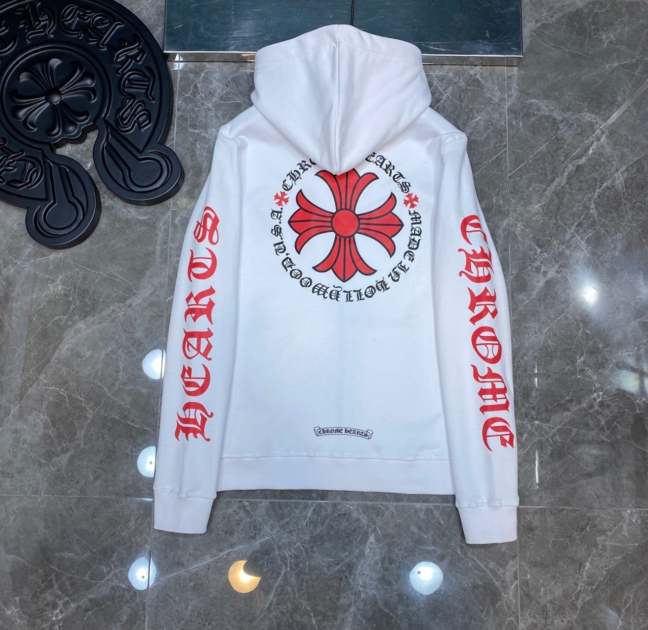 Chrome Hearts Corner Hoodie Red