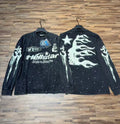 Hellstar Rhinestone Long Sleeve Shirt Black