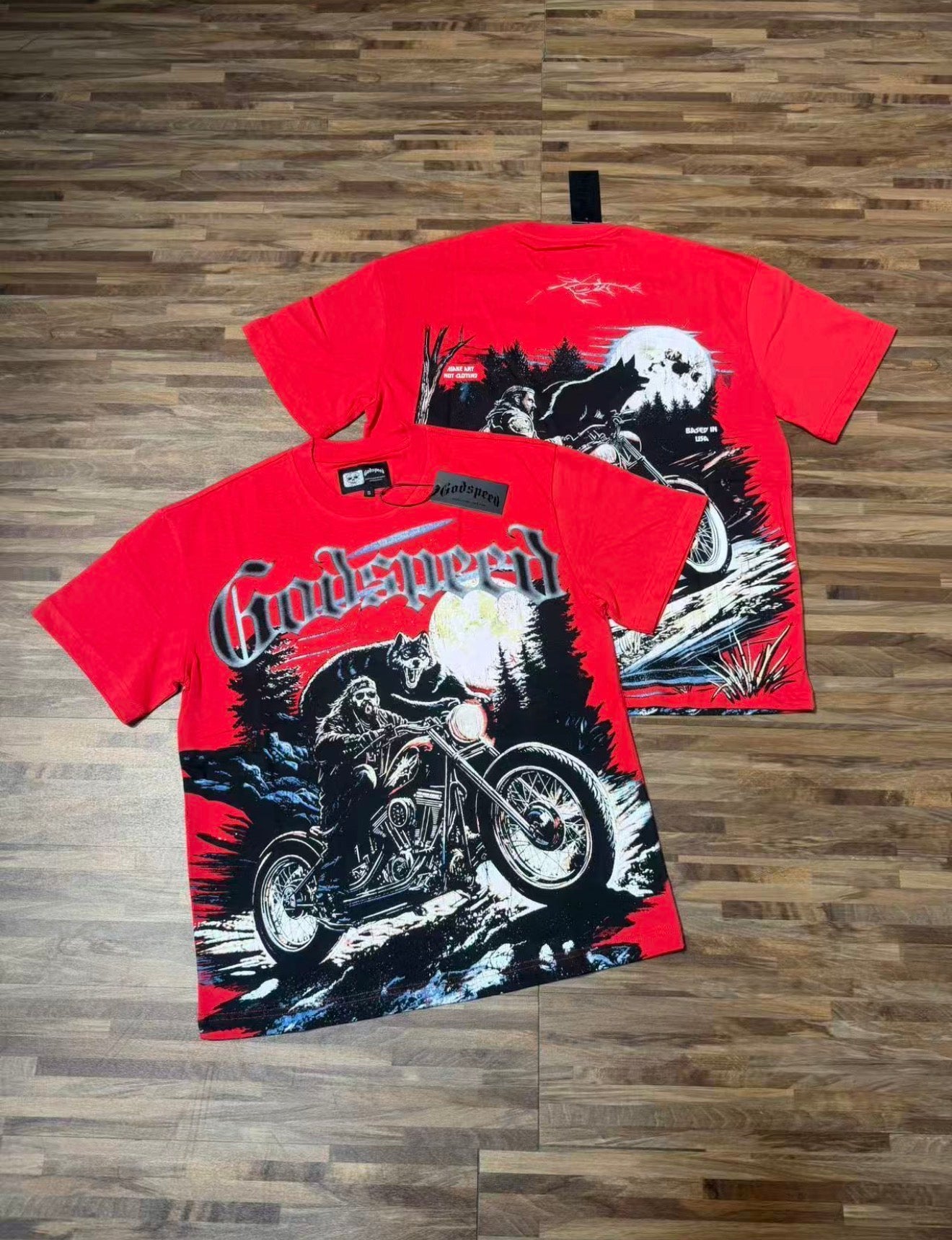 Godspeed Ghostrider Shirt Red