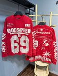 Godspeed Manifested Long Sleeve Shirt Red