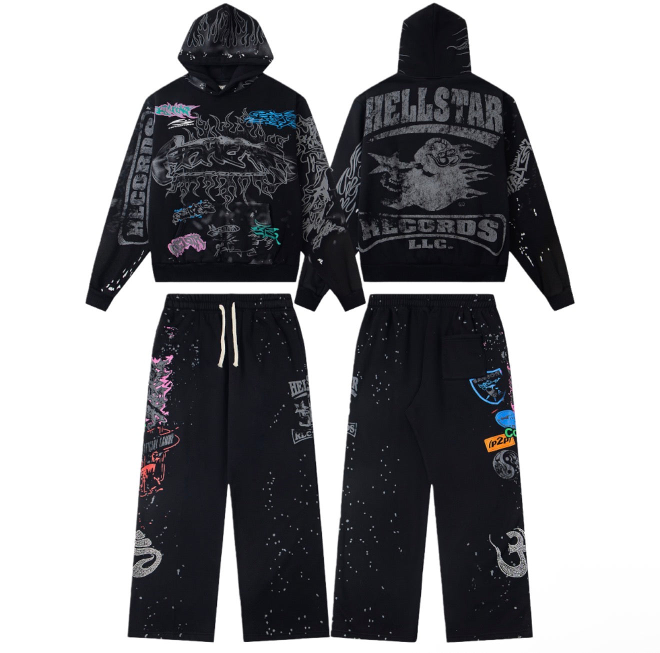 Hellstar Records Set Black