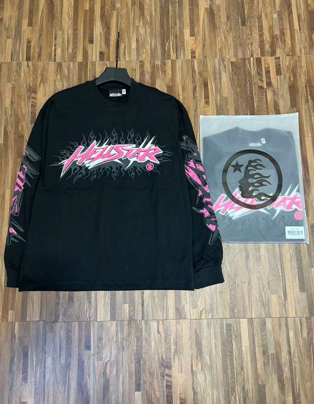 Hellstar Long Sleeve Black/Pink