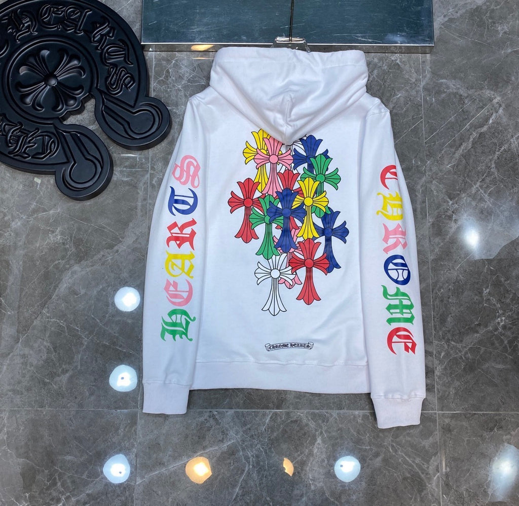 Chrome Hearts BPR Hoodie White