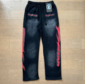 Hellstar Washed Sweatpants Black/Red