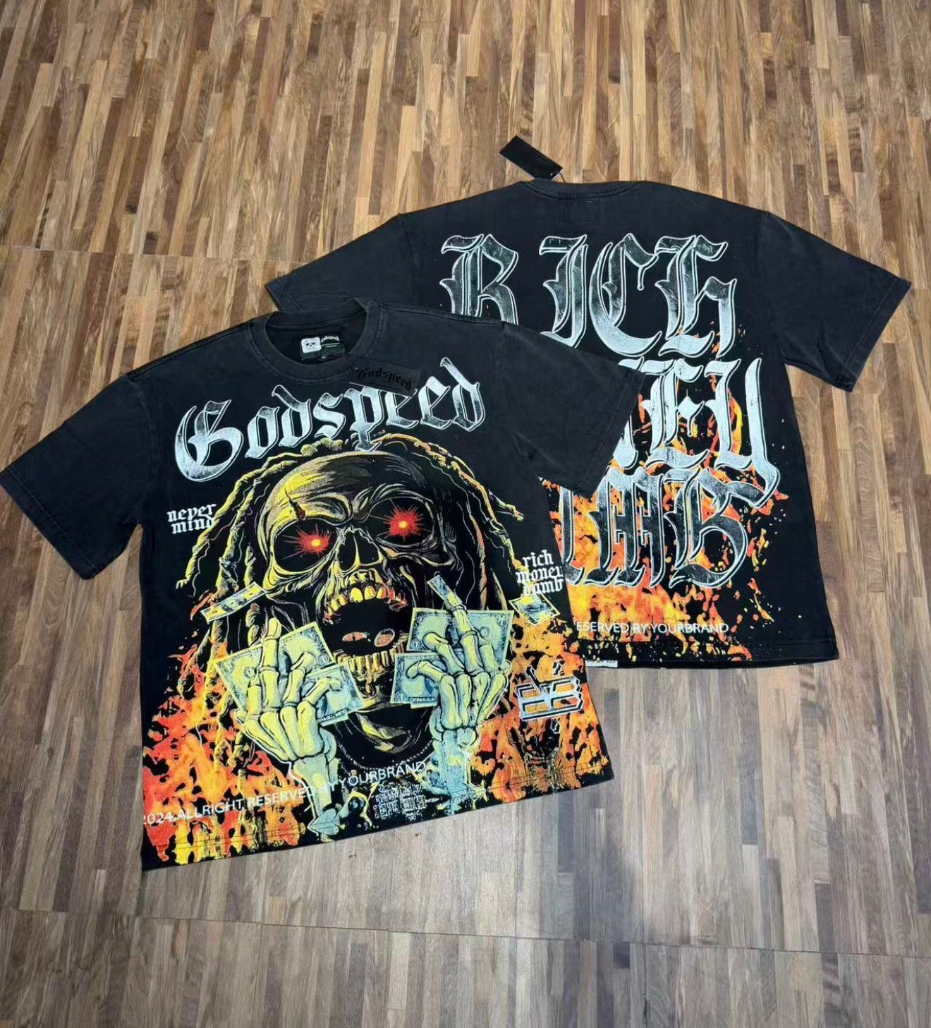 Godspeed Flame Shirt Black