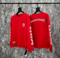Chrome Hearts Corner Long Sleeve Shirt Red