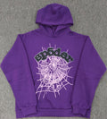 Sp5der Hoodie Purple