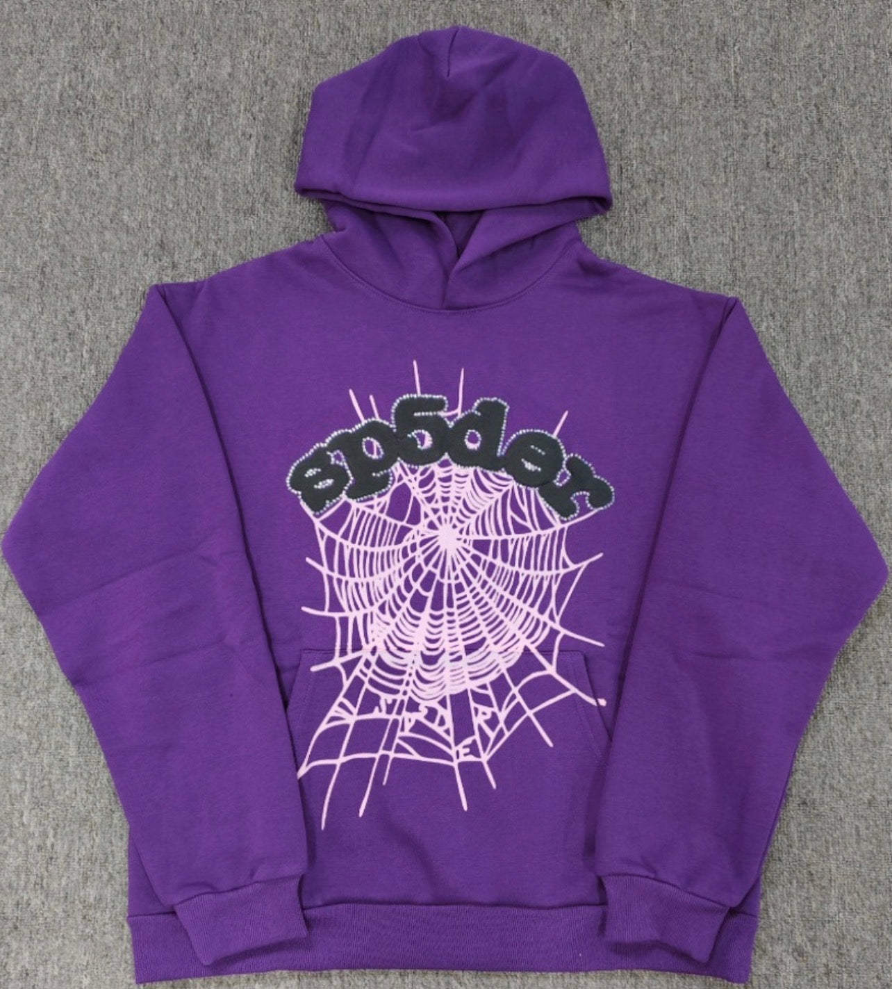 Sp5der Hoodie Purple