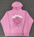 Sp5der Hoodie Light Pink