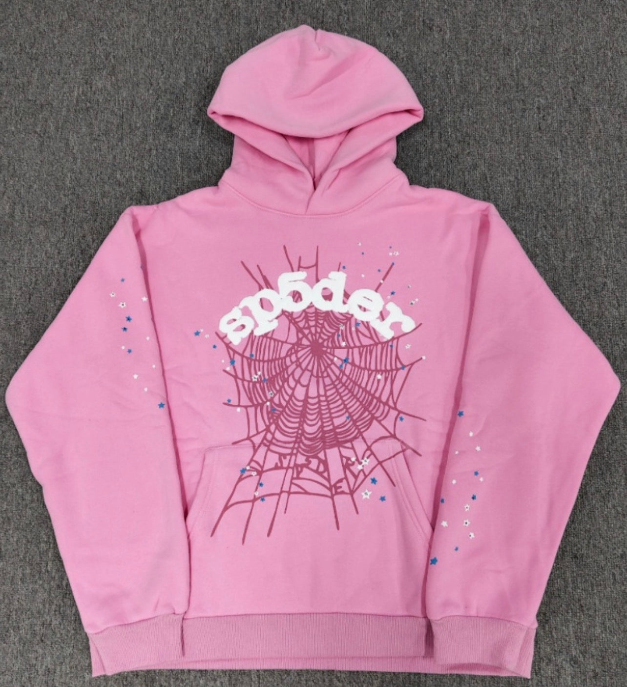 Sp5der Hoodie Light Pink