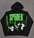 SP5DER Hoodie Black & Green