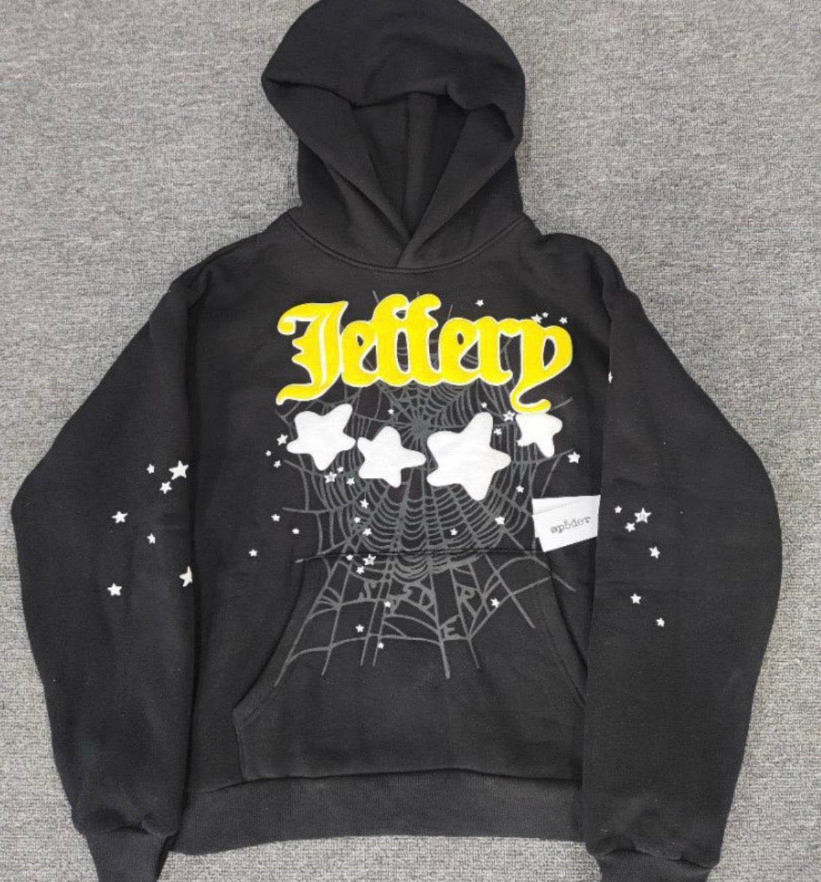 Jeffery Hoodie Black & Yellow