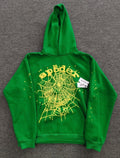 Sp5der Hoodie Green & Yellow