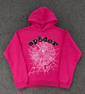 Sp5der Web Hoodie Pink & Black
