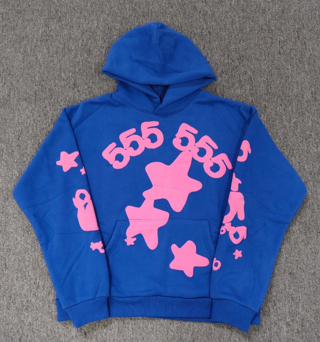 555 Star Hoodie Cotton Candy