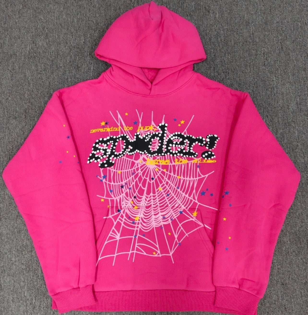 Sp*der Web Hoodie Pink