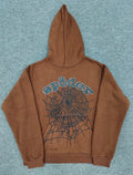 Sp5der Web Hoodie Brown