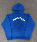 Sp5der Web Hoodie Blue