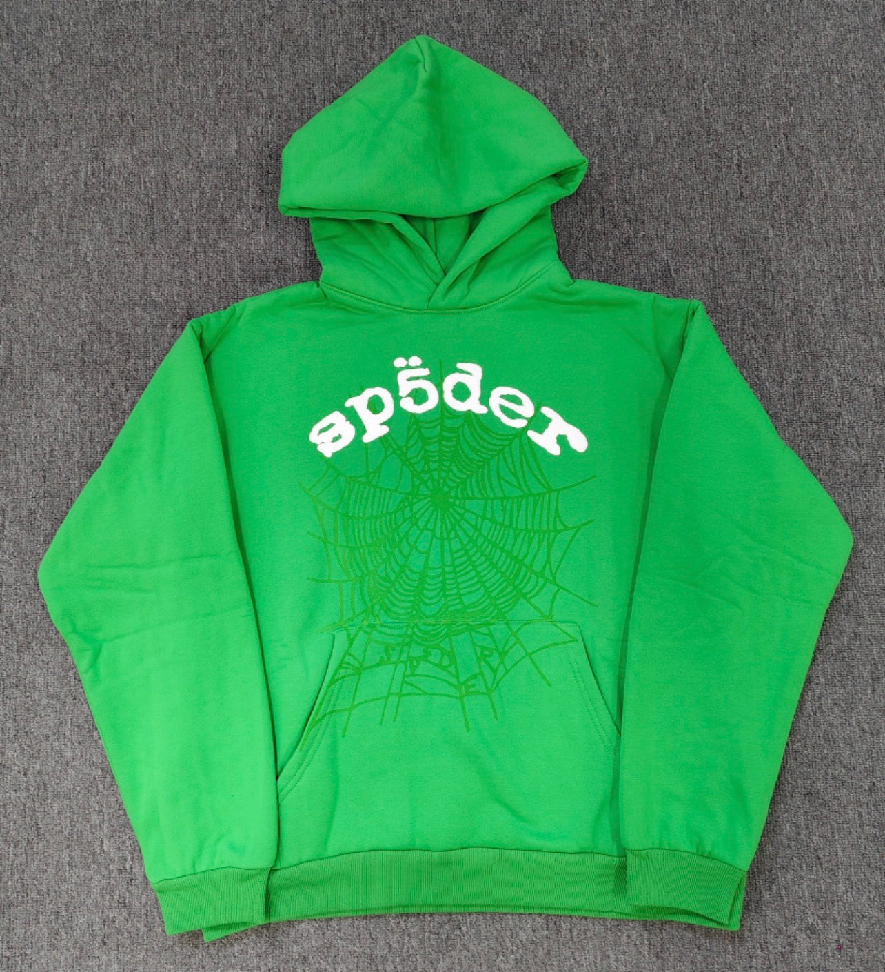 Sp5der Web Hoodie Slime Green