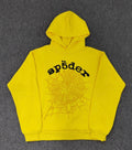 Sp5der Web Hoodie Yellow & Black
